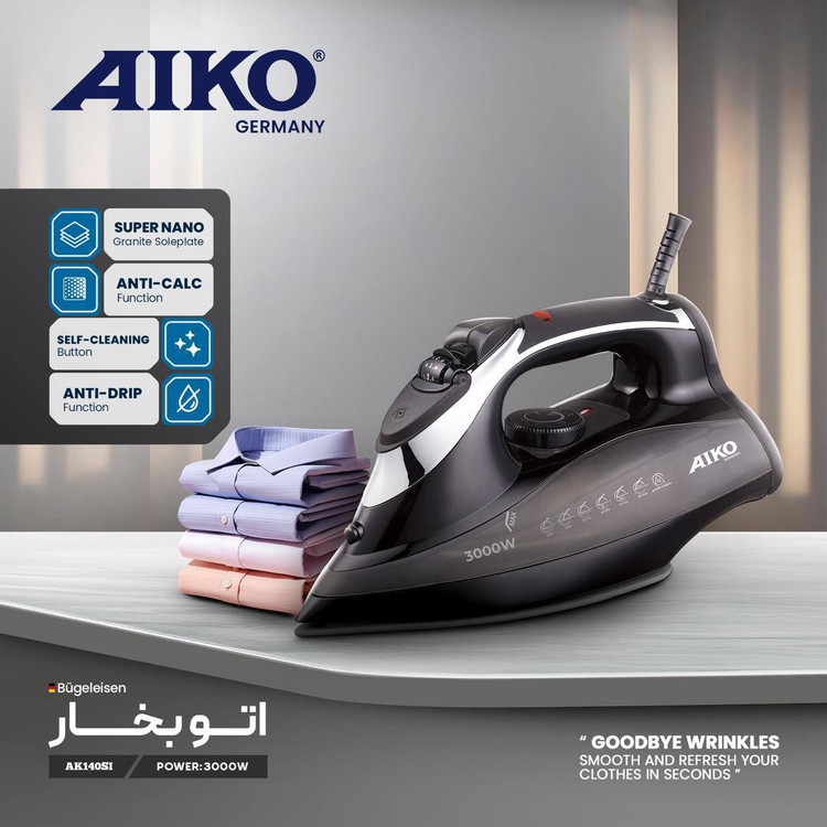 اتو بخار آیکو مدلAK140SI