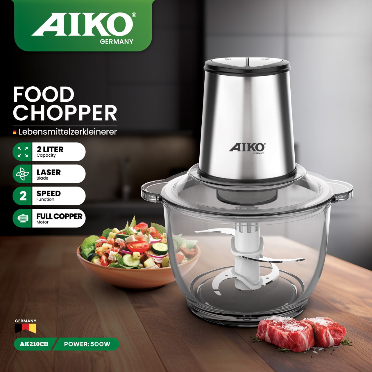 خرید خردکن ایکو مدل AK210CH