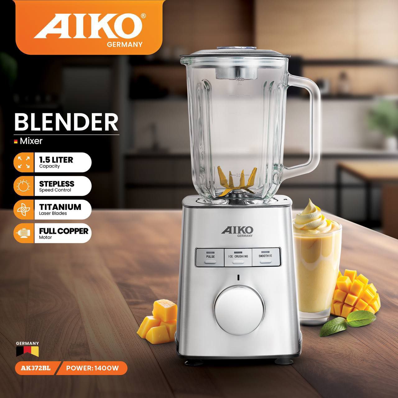 مخلوط کن آیکو مدل AK372BL