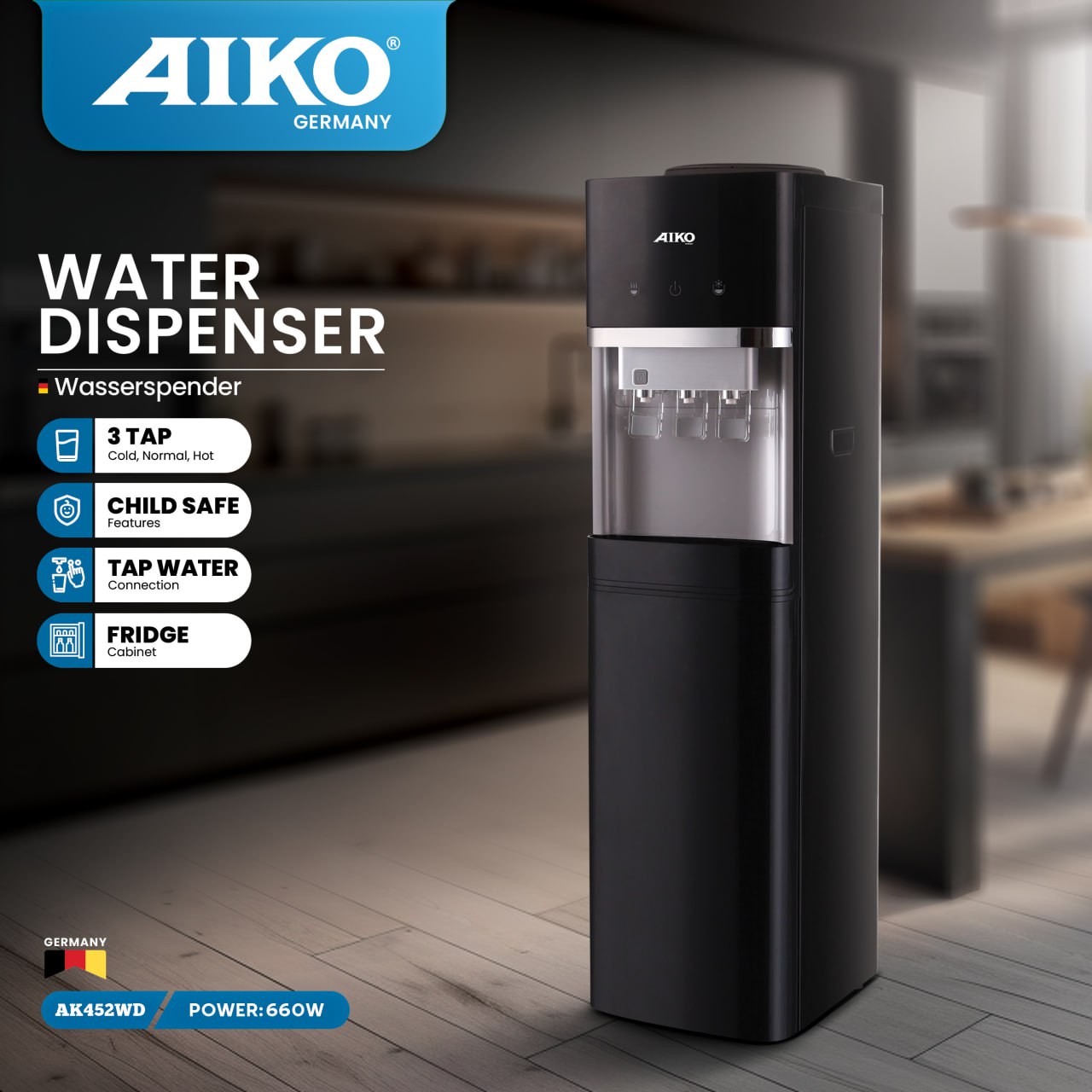 آبسردن ایستاده آیکو مدل AK452WD ارسال رایگان