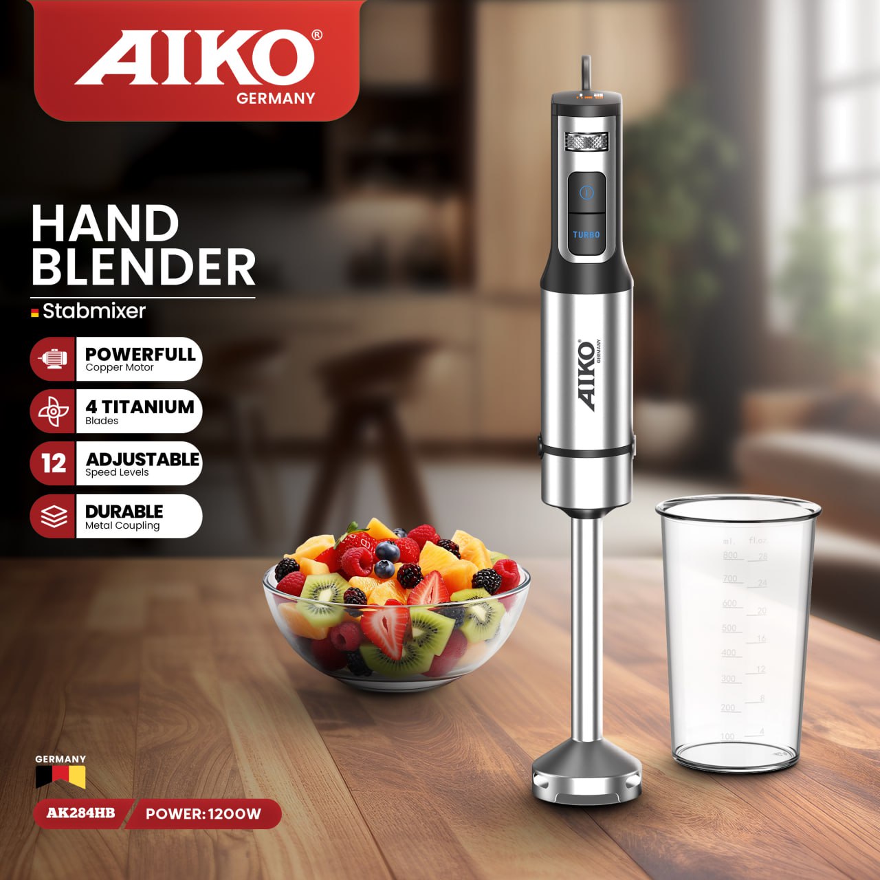 گوشت کوب AIKO مدل AK284HB