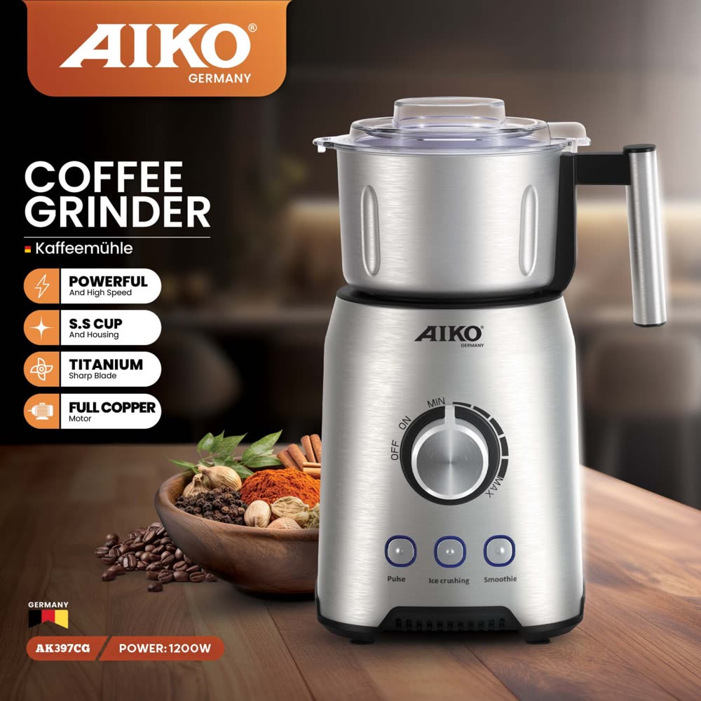 آسیاب حرفهای AIKO مدل AK397CG