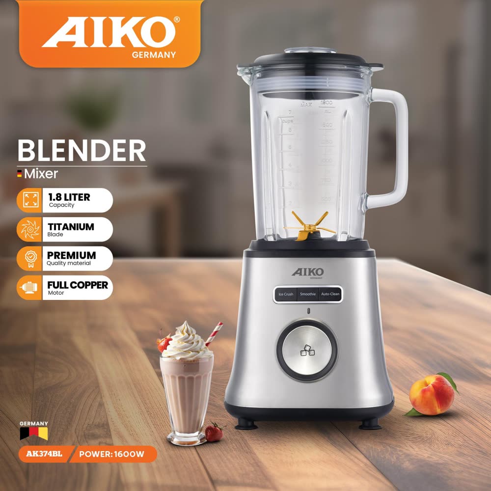 مخلوط کن حرفه‌ای AIKO مدل AK374BL