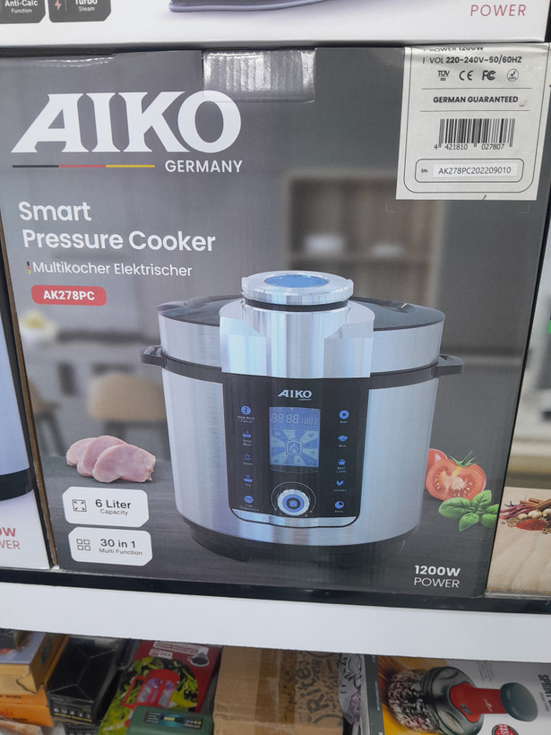 پلوپز هوشمند AIKO مدل AK278PC ظرفیت ۶ لیتر