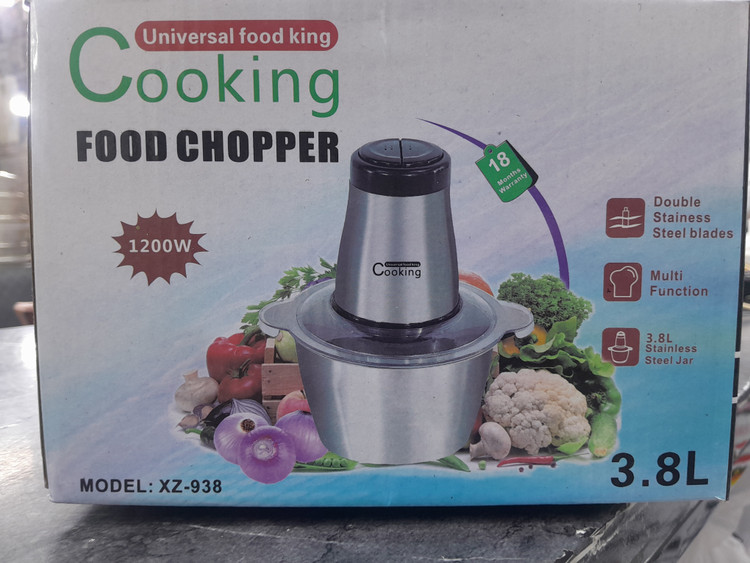 خردکن برقی Universal Food King مدل XZ-938 توان 1200 وات ظرفیت 3.8 لیتر
