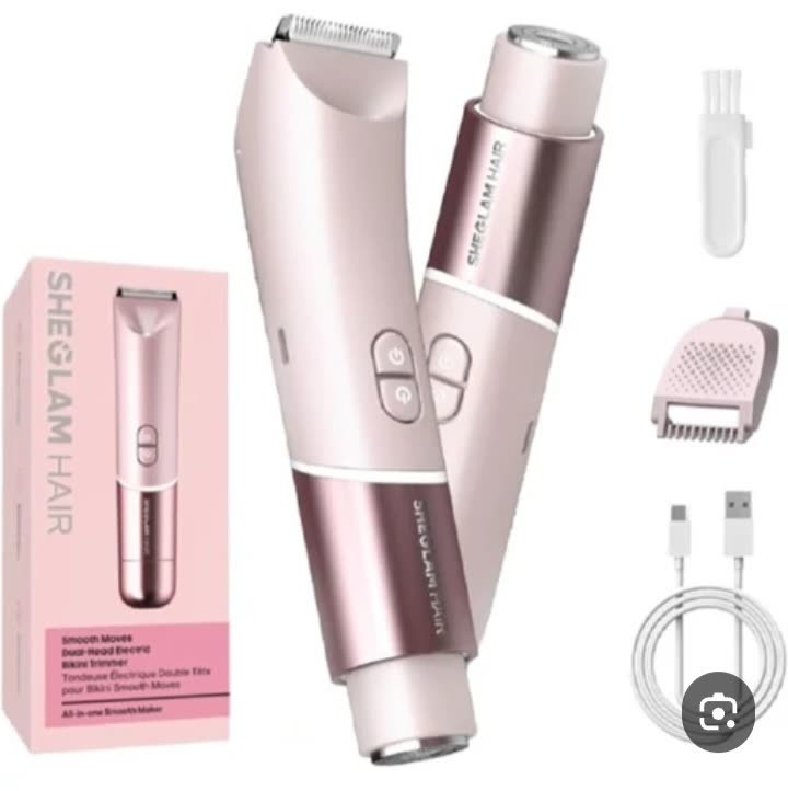 توپی برقی دو سر SHEGLAM HAIR Smooth Moves مدل Dual-Head Electric Bikini Trimmer